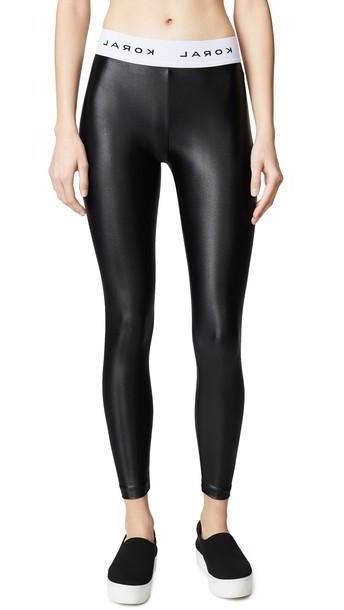 KORAL ACTIVEWEAR Aden Leggings in black / white cover image
