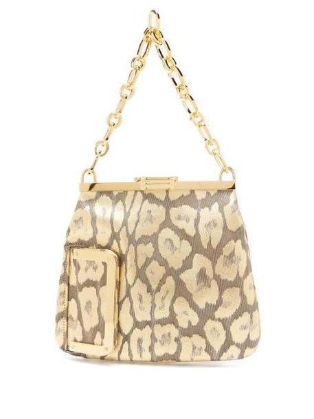 Bienen-davis - 4am Leopard Lamé Clutch - Womens - Leopard cover image