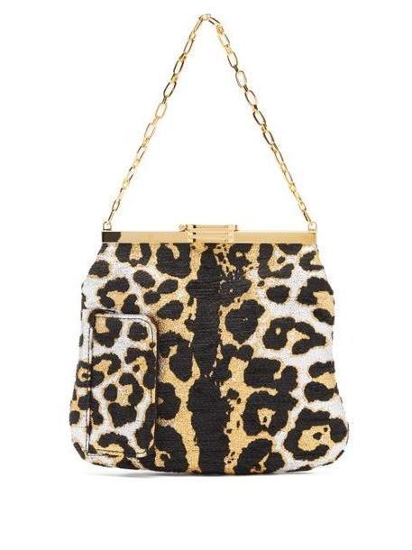Bienen-davis - 4am Leopard Brocade Clutch - Womens - Leopard cover image