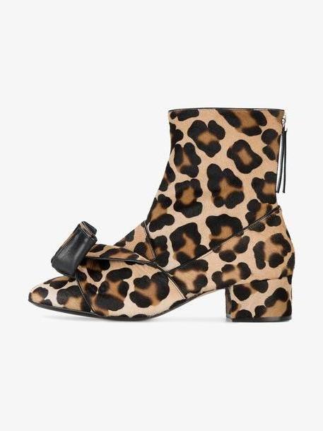 Nº21 leopard print ankle boots cover image