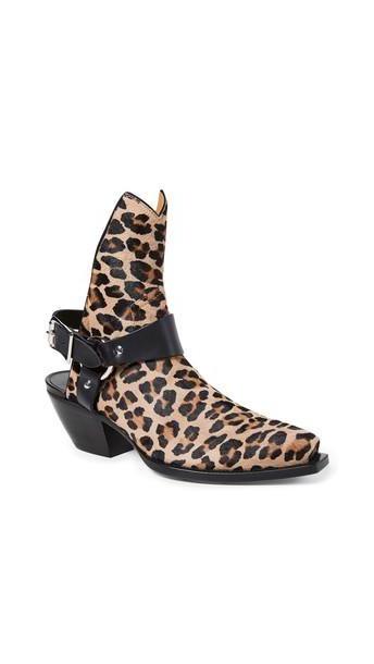 R13 Harness Cowboy Boots in leopard cover image
