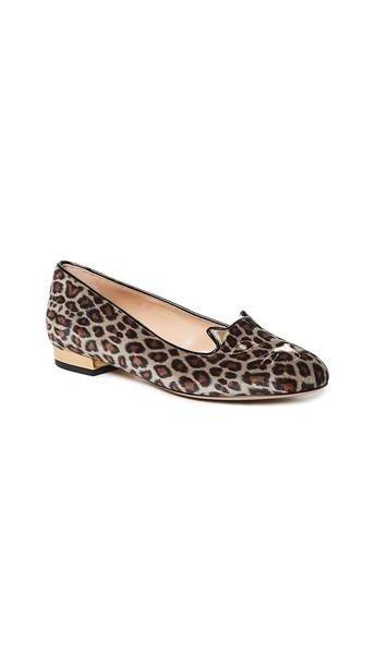 Charlotte Olympia Kitty Flats in leopard cover image