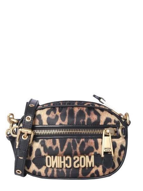 Moschino Leopard Print Shoulder Bag cover image