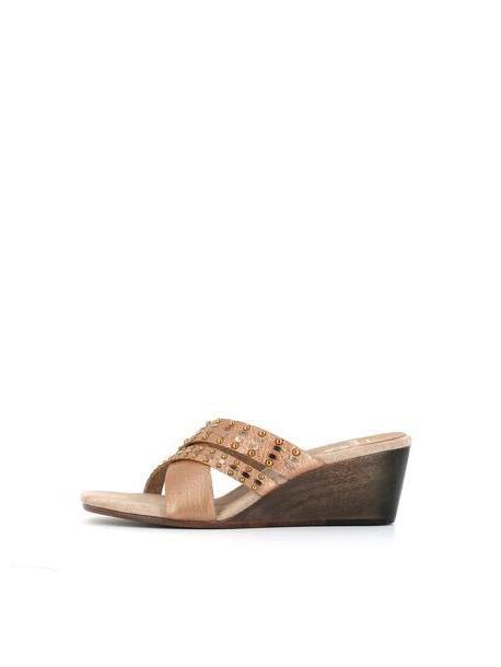 Calleen Cordero Wedges "rasha in beige / beige cover image