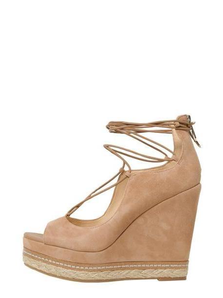 Sam Edelman Harriet Peep Toe Wedges in beige / beige cover image