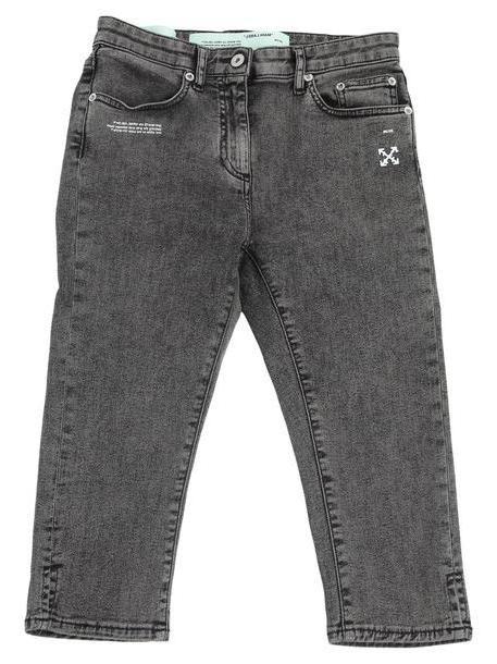 Off-white Denim Capri Trousers cover image
