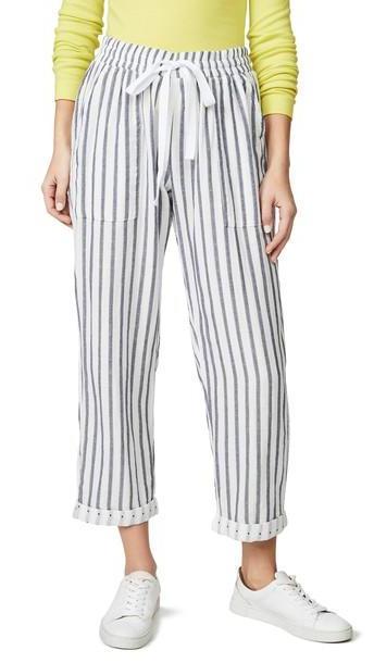 Three Dots Stripe And Dot Pants in denim / natural / denim cover image