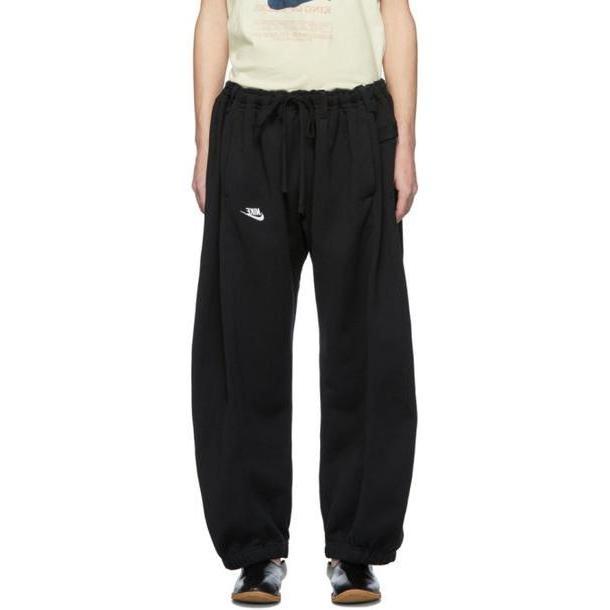 Bless SSENSE Exclusive Black Denim Overjoggingjeans Lounge Pants cover image