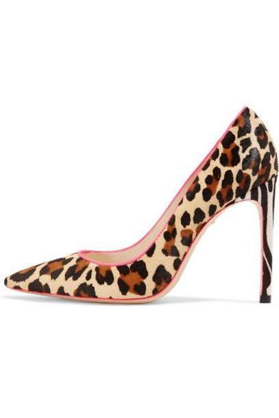 Sophia Webster - Rio Leopard And Zebra-print Calf Hair Pumps - Leopard print cover image