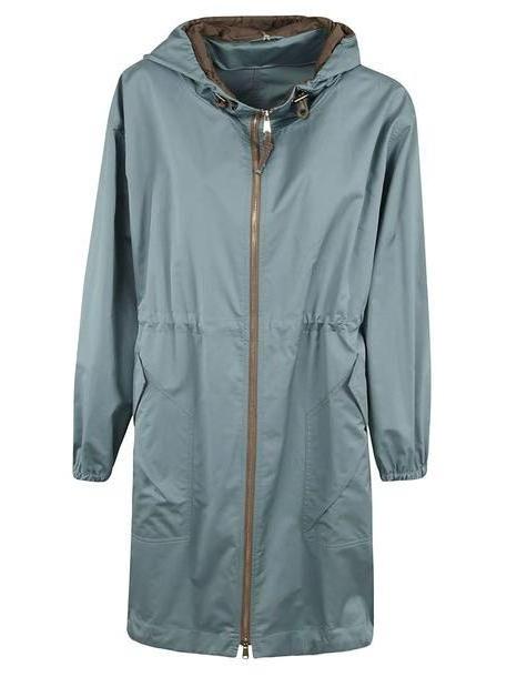 Brunello Cucinelli Drawstring Parka in blue cover image