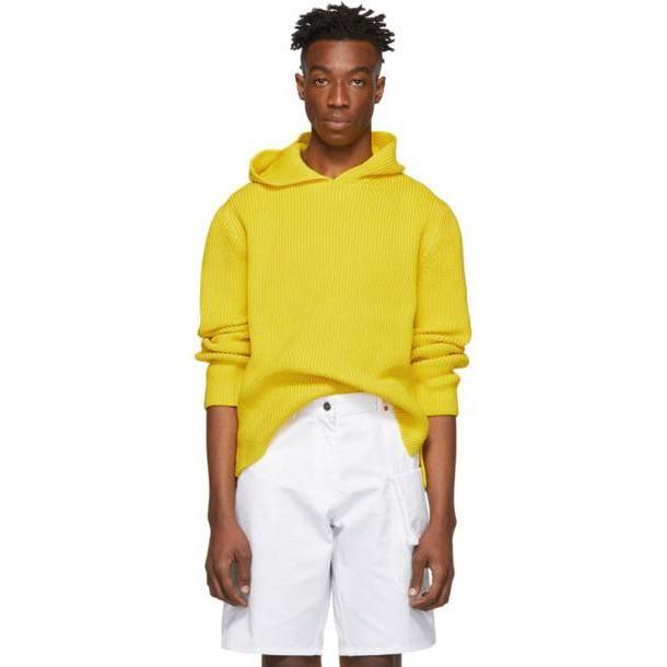 Jacquemus Yellow 'La Maille Capuche' Hoodie cover image