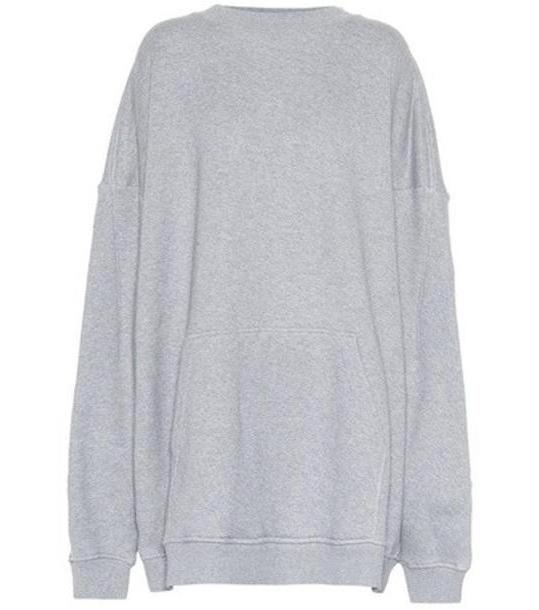 Y/PROJECT Cotton hoodie in grey cover image