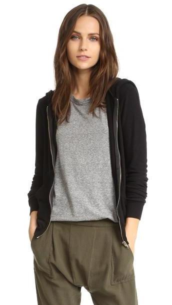 Wildfox Basic Zip Hoodie - Jet Black cover image