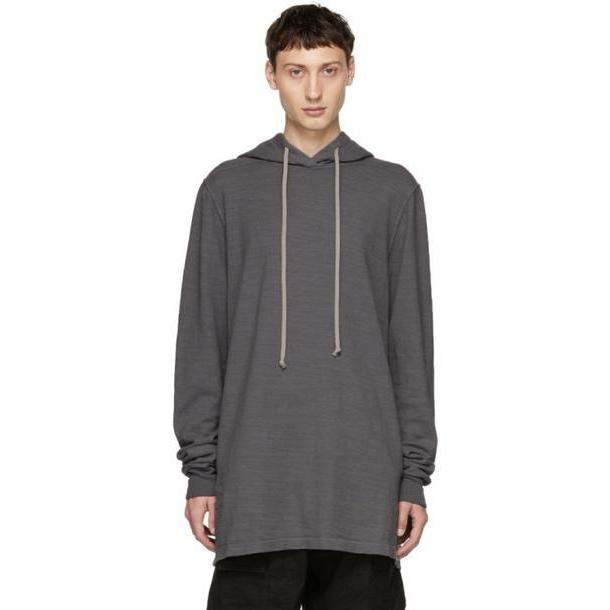 Rick Owens Drkshdw Grey Pullover Hoodie cover image