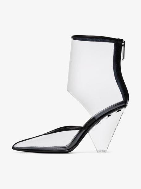 Balmain Transparent 95 PVC Ankle Boots cover image