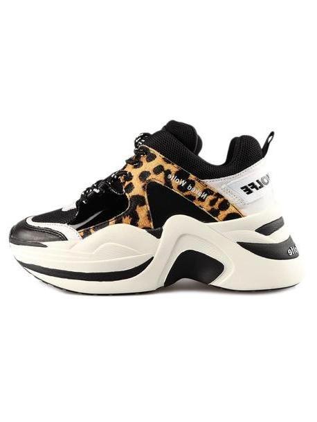 Naked Wolfe New Track Sneakers in leopard cover image