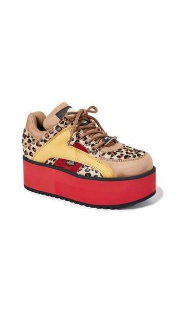 Buffalo London Rising Towers Sneakers in leopard cover image