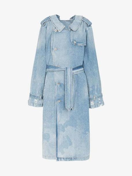 Unravel Project double-sided denim trench coat cover image