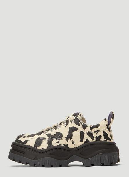 Eytys Angel Leopard Print Sneakers in Black size EU - 39 cover image