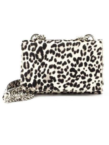 Roberto Festa White Leopard Spotted Ponyskin Clutch cover image