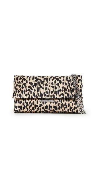 Loeffler Randall Tab Clutch in leopard cover image