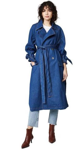 M.i.h Jeans Audie Denim Trench Coat cover image