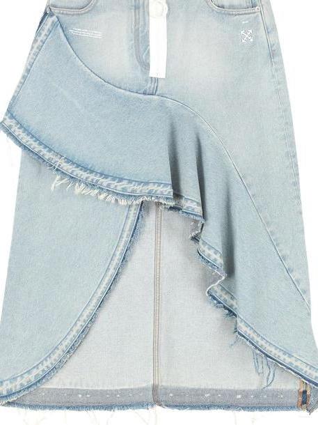 Off-White Asymmetrical Denim Skirt cover image