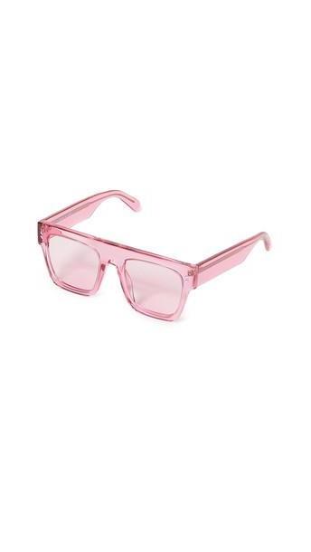 Stella McCartney Mum & Me Flat Top Sunglasses in pink / transparent cover image