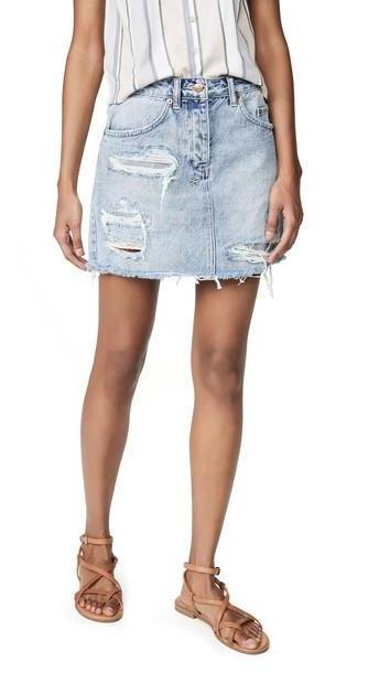 Ksubi Mini Moss Recall Blue Skirt cover image