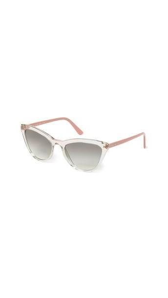 Prada Ultravox Cateye Sunglasses in pink / transparent cover image