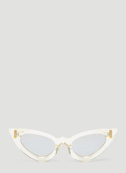 Kuboraum Maske Y3 Slim Cat Eye Sunglasses in Clear size One Size cover image