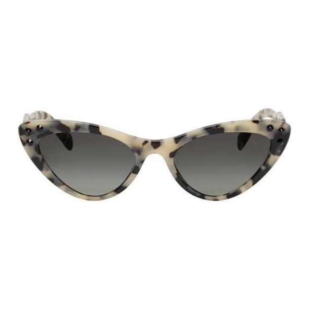Miu Miu Beige Logomania Cat-Eye Sunglasses cover image