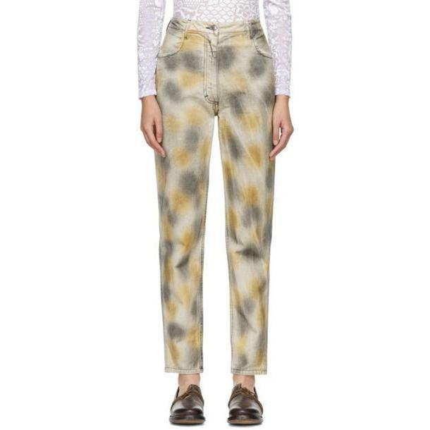 Eckhaus Latta Beige Bleached EL Jeans cover image