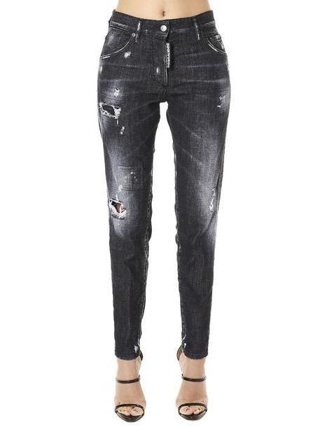 Dsquared2 skinny Dan Jeans in black cover image