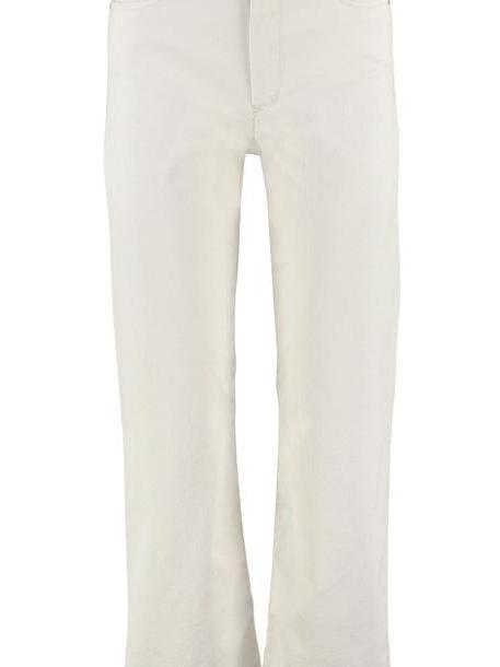 Max Mara Studio Cinghia Straight Leg Jeans in beige cover image