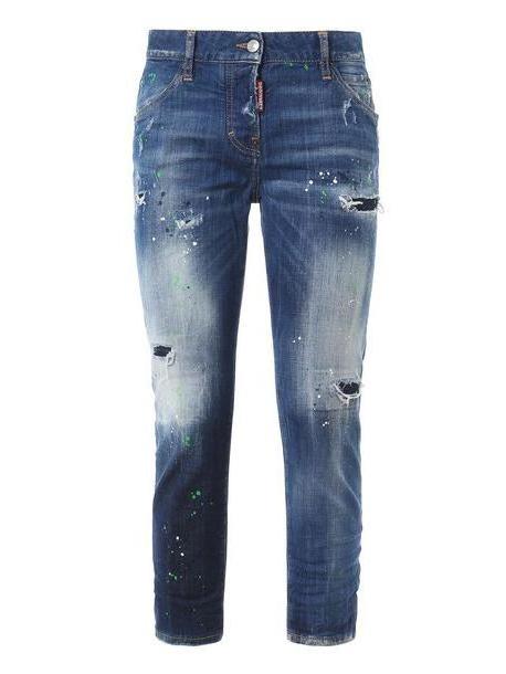 Dsquared2 Cool Girl Paint Spotted Denim Jeans cover image
