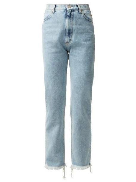 Natasha Zinko - High Rise Light Wash Jeans - Womens - Denim cover image