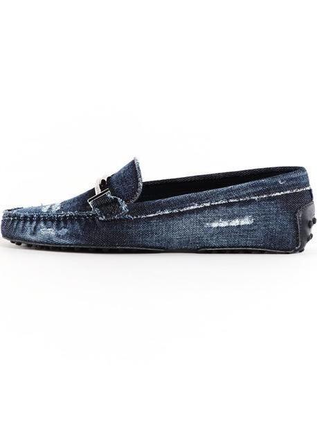 Tod's Gommini Jeans T in navy / denim cover image