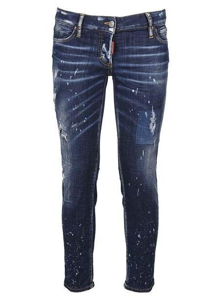 Dsquared2 Slim Distressed Jeans in denim / denim cover image
