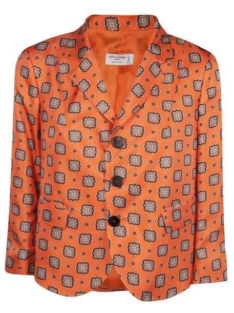 Alberto Biani Floral Print Cropped Length Blazer cover image