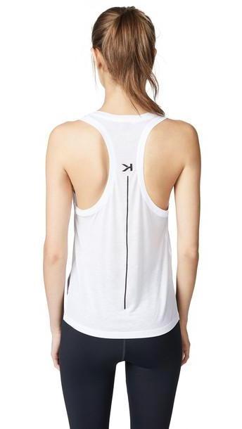 KORAL ACTIVEWEAR Zyra Tank in black / white cover image