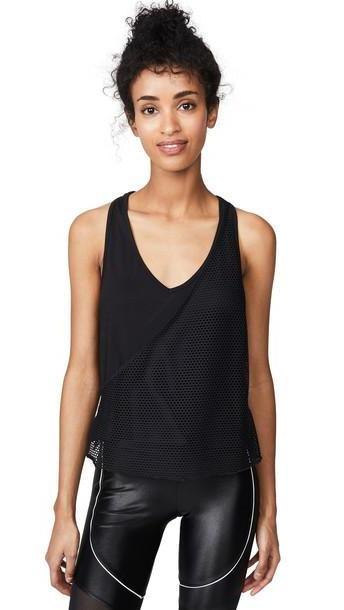 KORAL ACTIVEWEAR Chant Brisa Cropped Top in black cover image