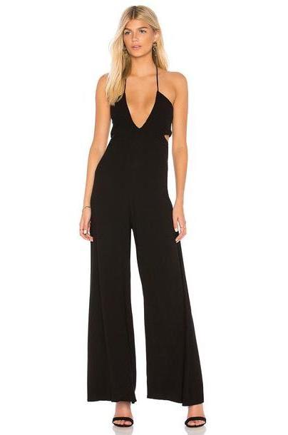 Indah Jagger Jumpsuit in black cover image