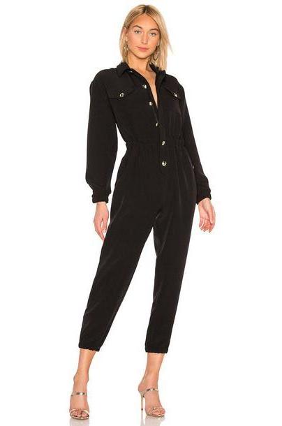 L'Academie The Valerie Jumpsuit in black cover image