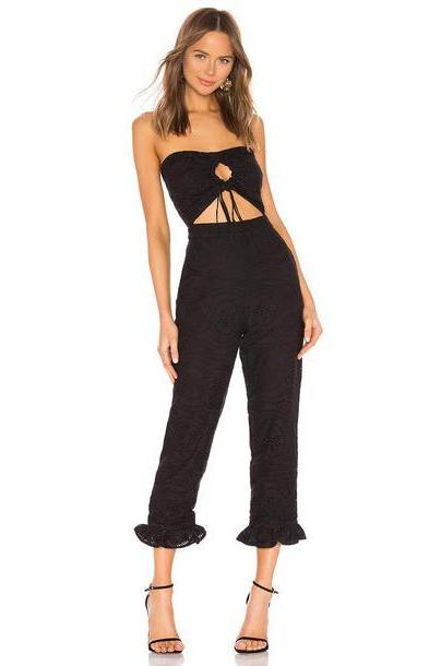 Lovers + Friends Leona Jumpsuit in black cover image