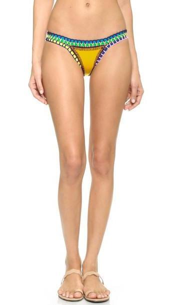 Kiini Ro Bikini Bottoms - Bright Yellow/Multi cover image