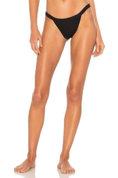 F E L L A Logan Bikini Bottom in yellow cover image