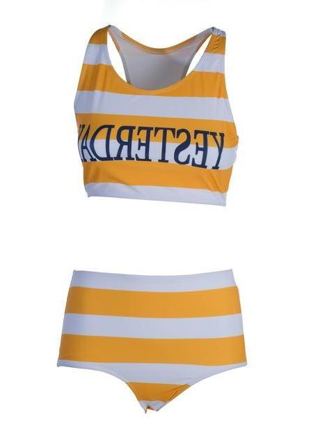 Alberta Ferretti Yesterday Bikini in orange / yellow cover image