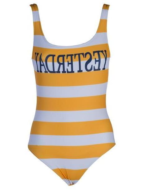 Alberta Ferretti Yesterday Swimsuit in orange / yellow cover image