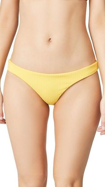 Mara Hoffman Kay Bikini Bottoms in yellow cover image